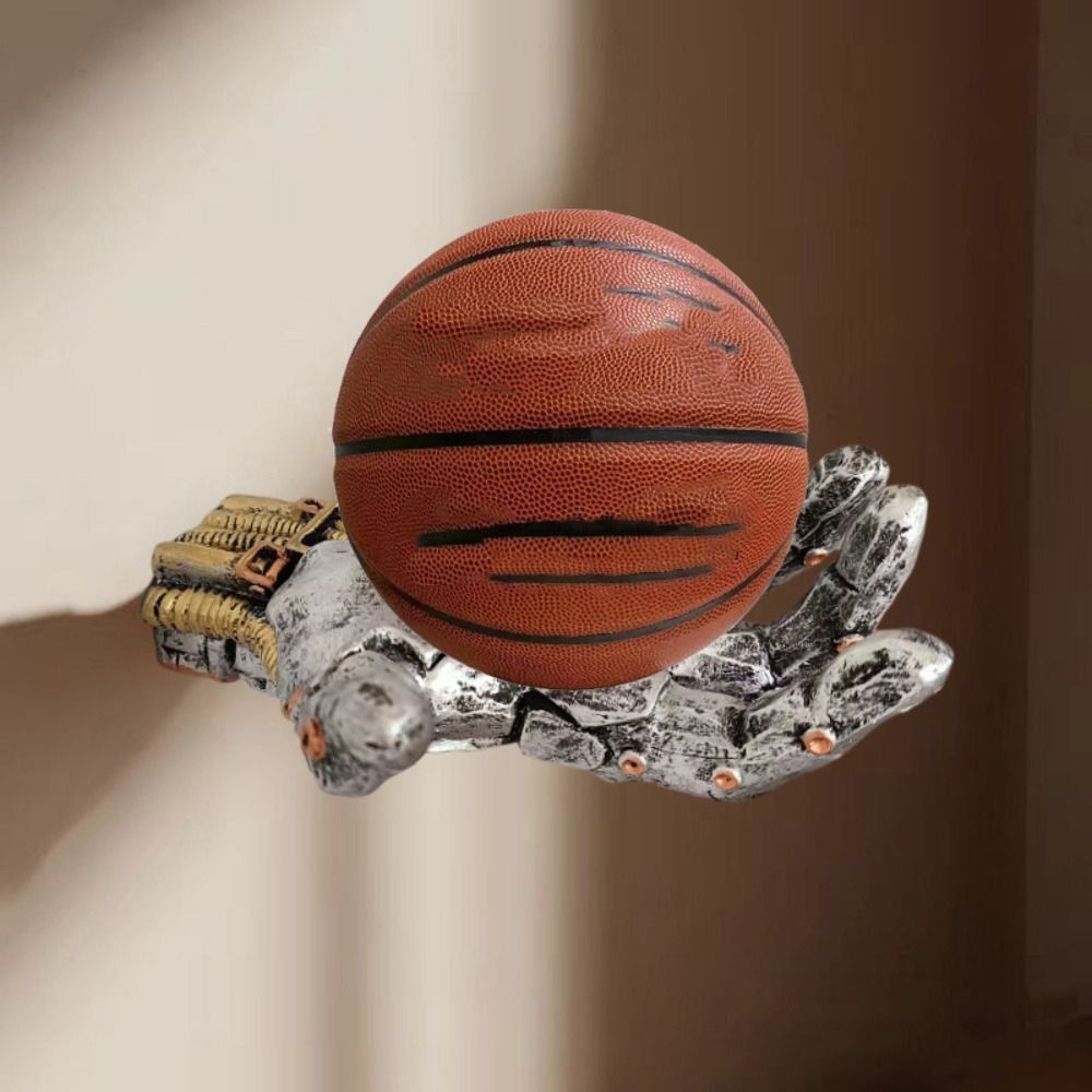 Background Resin Art - Model Resin Basketball Storage Rack Wall