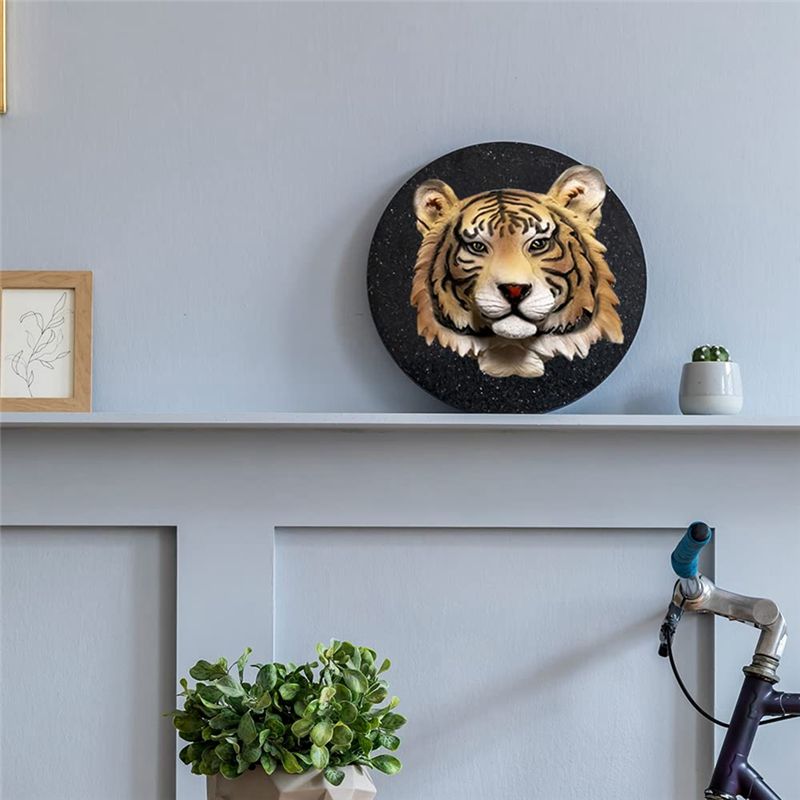 B84B 3D Animal Wall Decoration - Background Resin Art ulasan dan harga