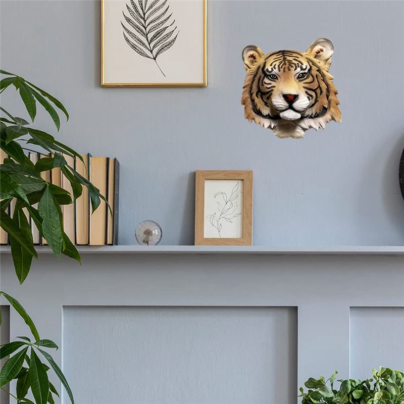 B84B 3D Animal Wall Decoration - Background Resin Art ulasan dan harga
