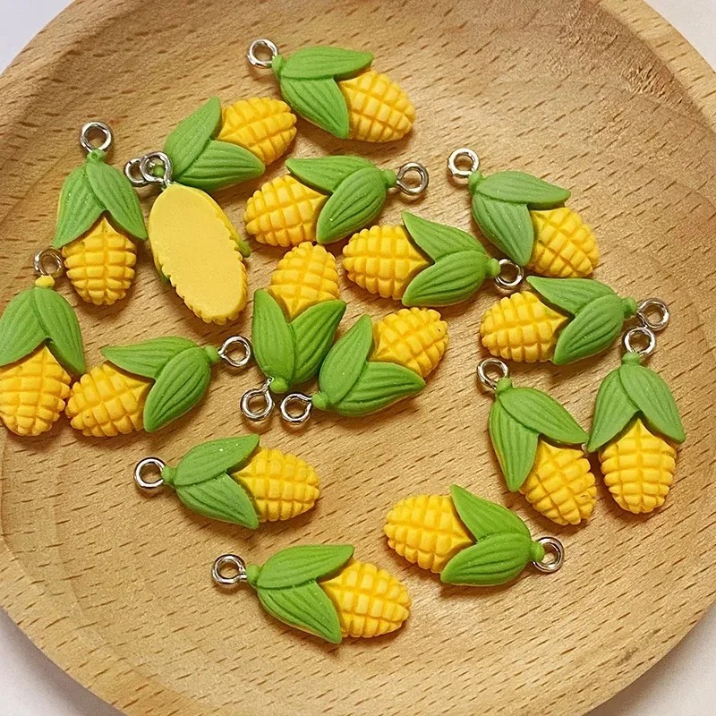 20Pcs Funny Mini Corn Vegetabl - Resin Art Bracelet ulasan dan harga