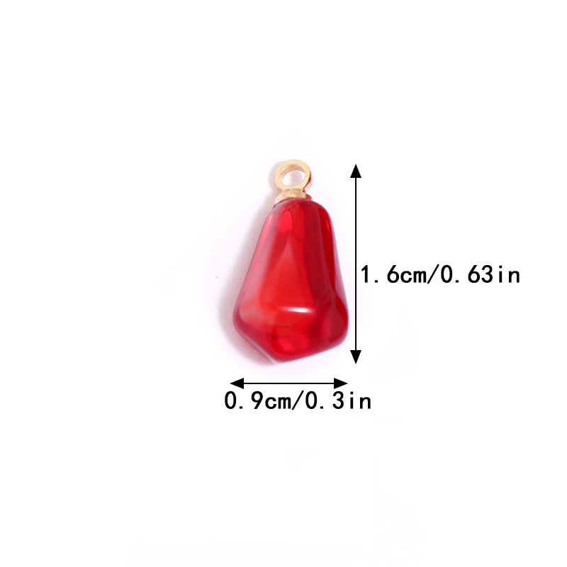 10pcs Pomegranate Seed Resin P - Resin Art Bracelet ulasan dan harga