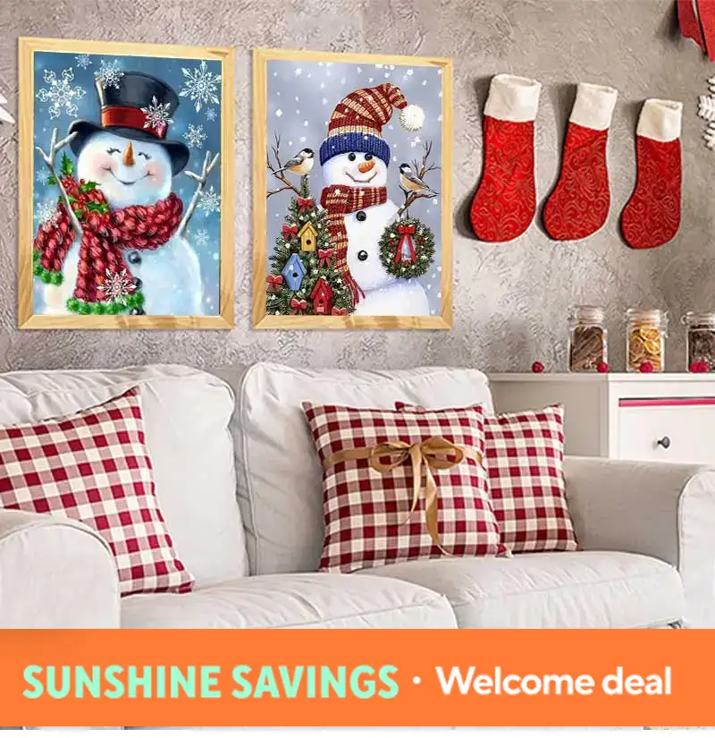 Christmas Diamond Painting Chr - Background Resin Art ulasan dan harga
