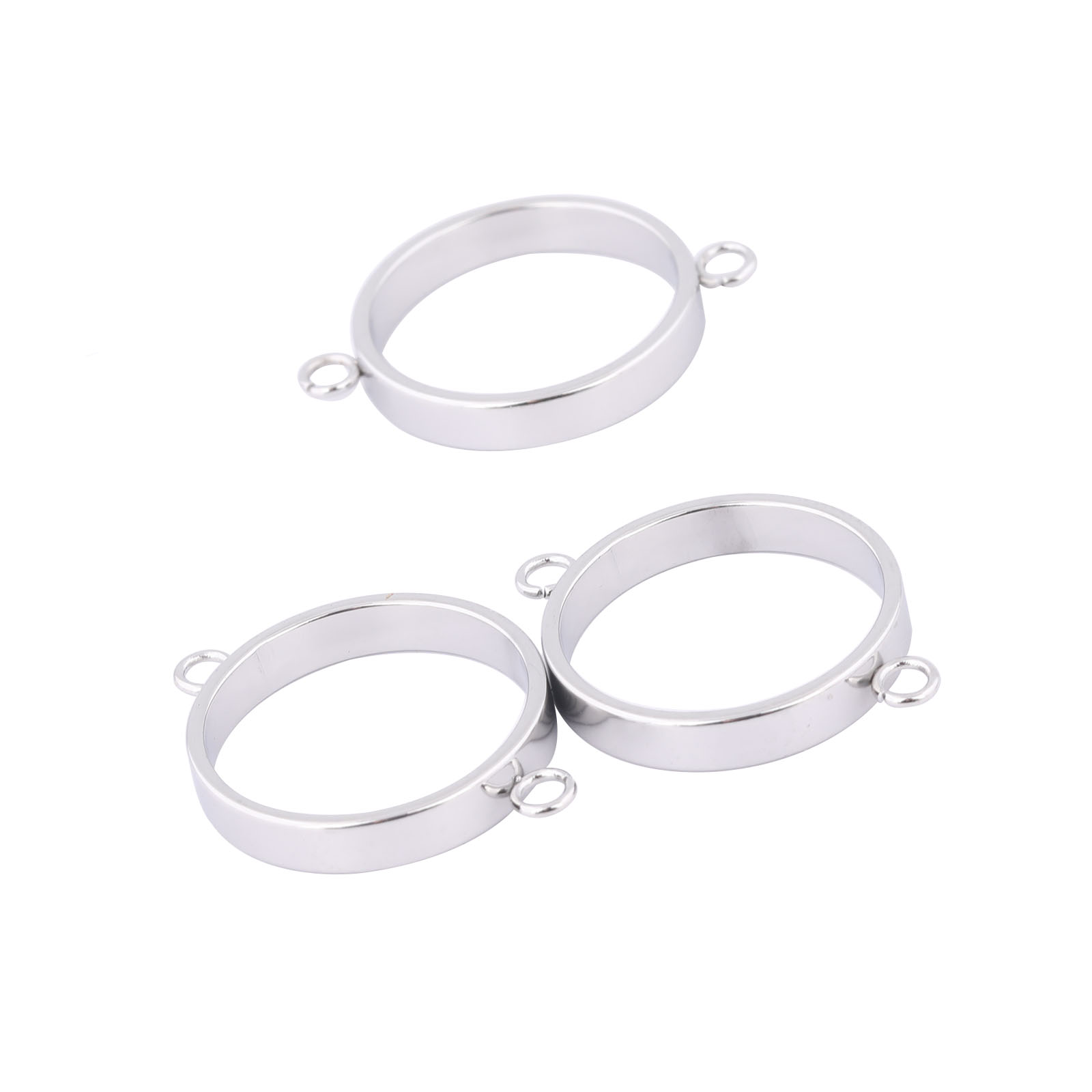 10pcs Stainless Steel 14mm Ope - Resin Art Bracelet ulasan dan harga