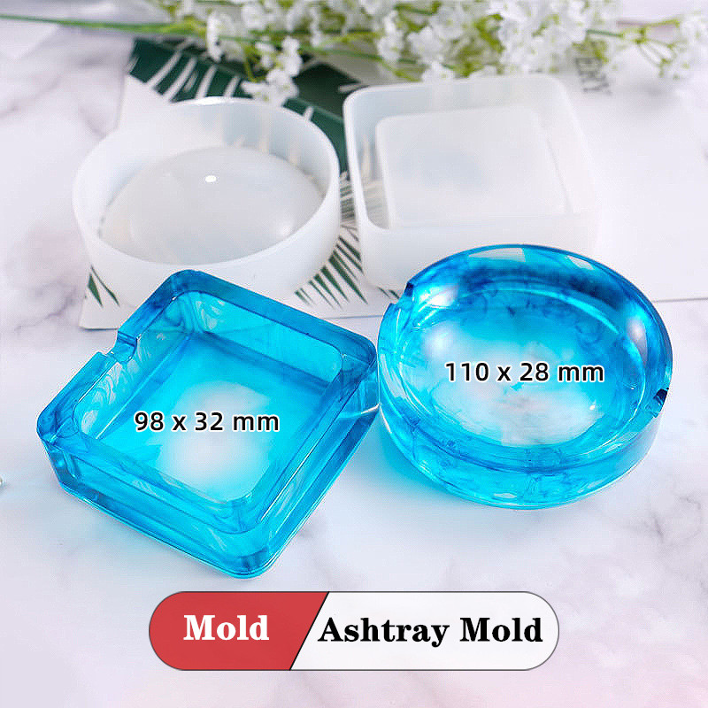 DIY Round Pen Container Ashtra - Resin Art Equipment ulasan dan harga