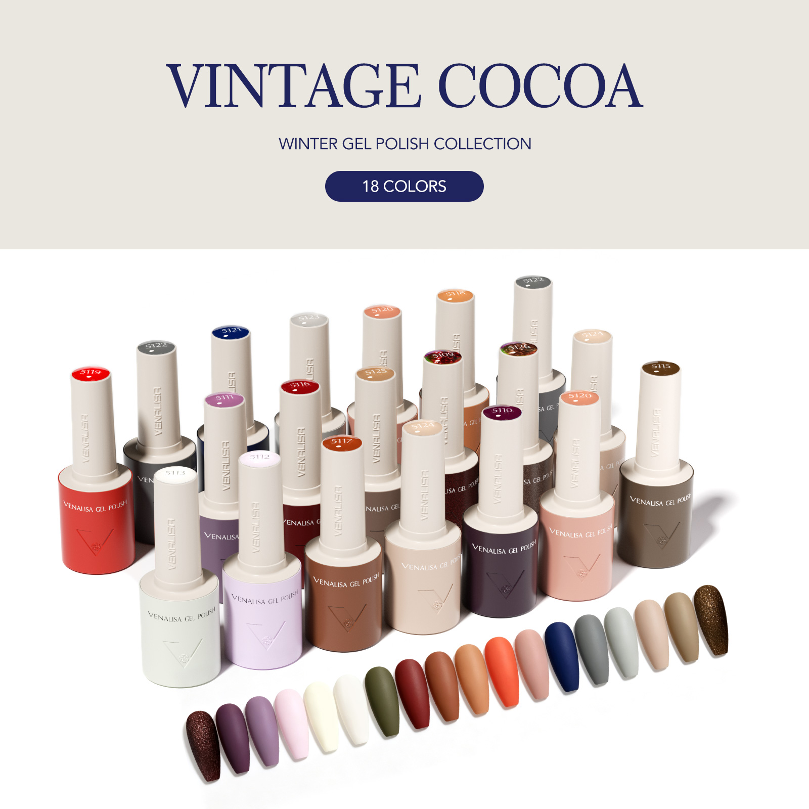 VENALISA V7 Gel Nail Polish 18 - Resin Art All ulasan dan harga