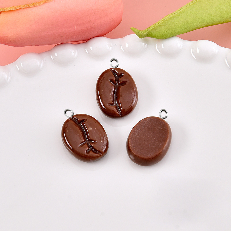 10pcs Coffee Beans Resin Penda - Resin Art Bracelet ulasan dan harga