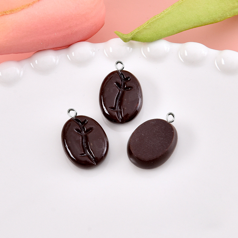 10pcs Coffee Beans Resin Penda - Resin Art Bracelet ulasan dan harga