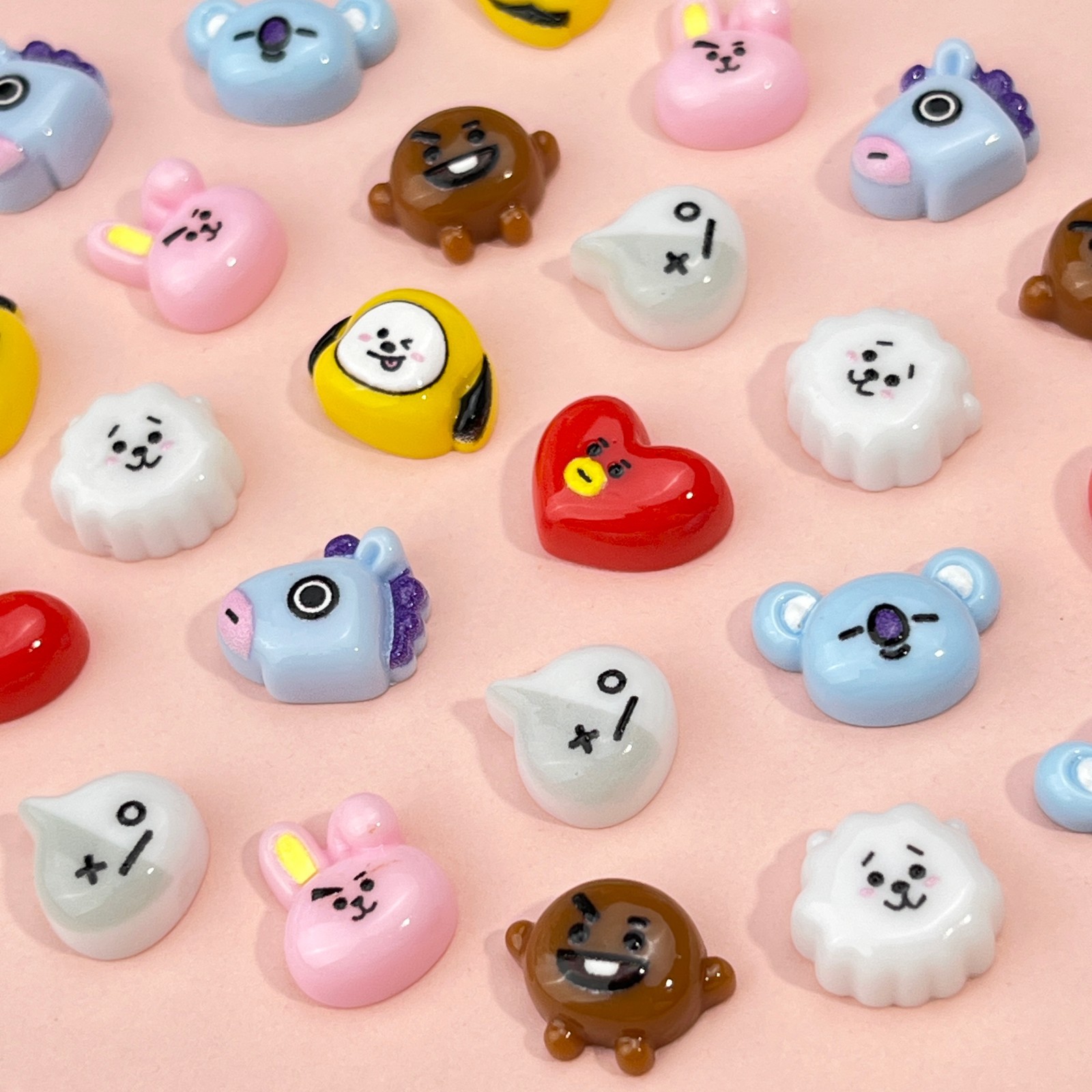 B T 21 Chimmy Koya RJ Shooky T - Resin Art Accessories ulasan dan harga
