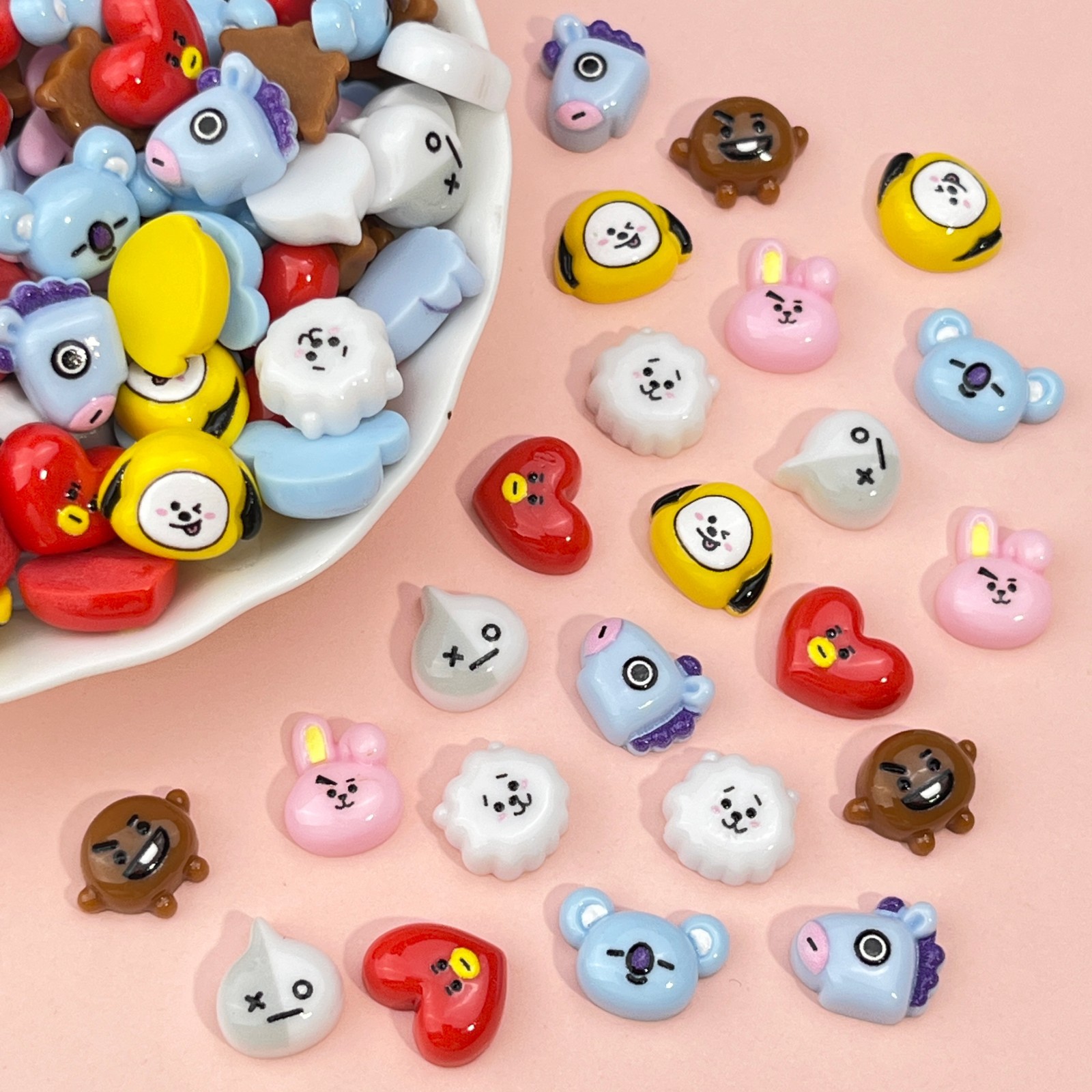 B T 21 Chimmy Koya RJ Shooky T - Resin Art Accessories ulasan dan harga