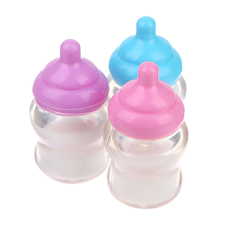 ●3PCS Dollhouse Baby Bottle Ac - Resin Art Baby ulasan dan harga