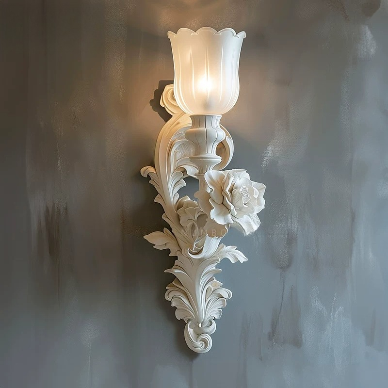 French wall lamp, living room  - Background Resin Art ulasan dan harga