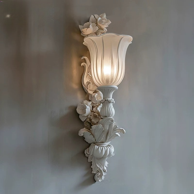 French wall lamp, living room  - Background Resin Art ulasan dan harga