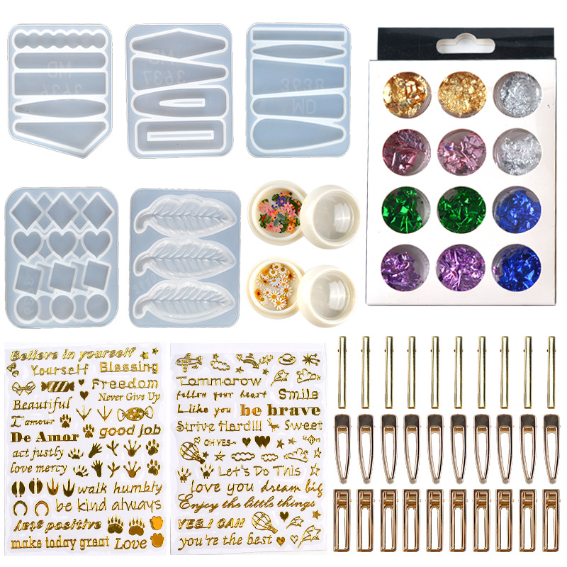 DIY Epoxy Resin Hair Clip Hair - Resin Art Jewellery ulasan dan harga