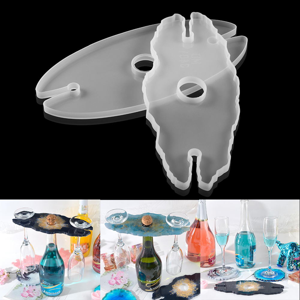 1pcs Wine Rack Silicone Molds  - Resin Art Equipment ulasan dan harga