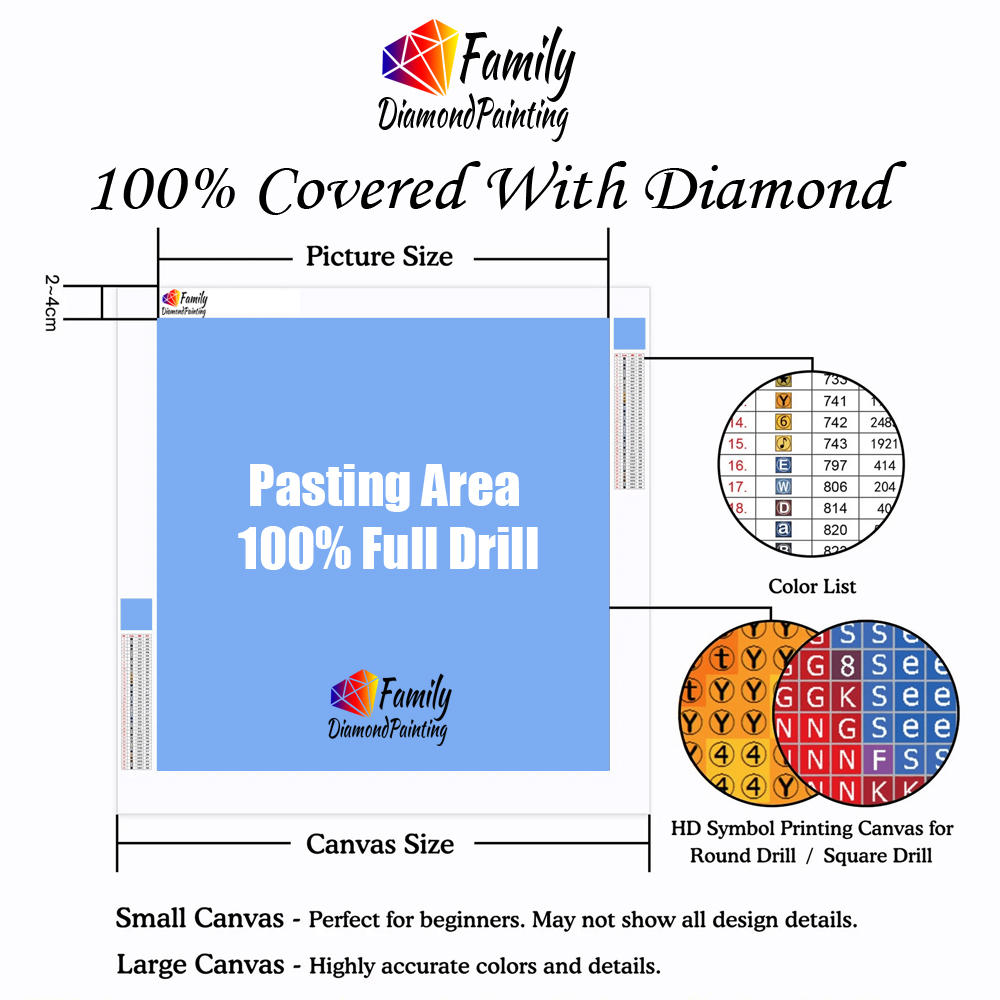 Diamond Painting Family Colorf - Resin Art Baby ulasan dan harga
