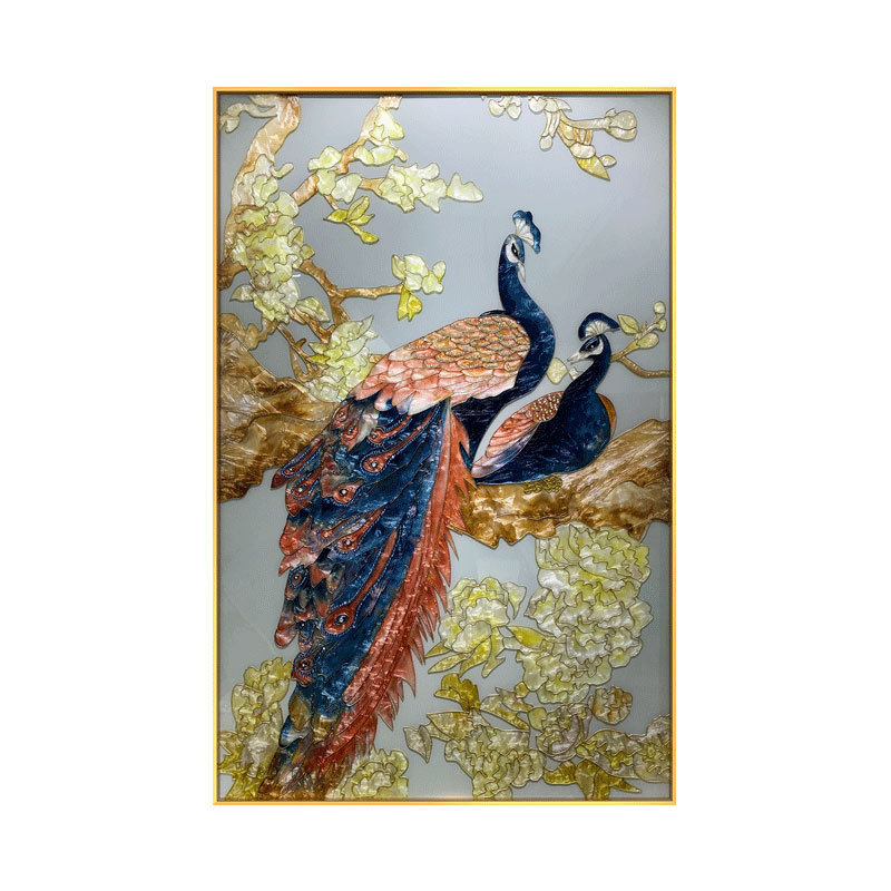 Handmade Enamel Metal Modern A - Background Resin Art ulasan dan harga