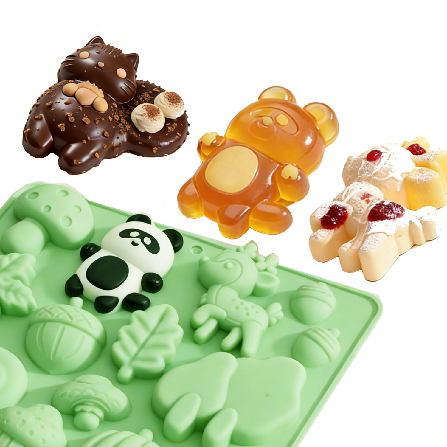 1 Silicone Cake Mold in the Sh - Resin Art Accessories ulasan dan harga
