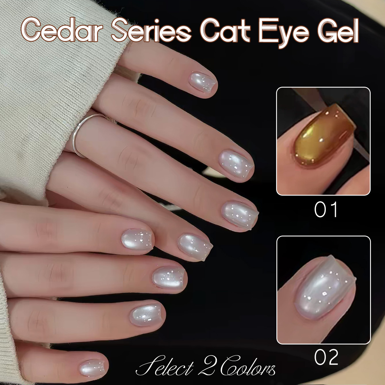 1pcs WS Cedar Cat Eye Gel Nail - Resin Art All ulasan dan harga
