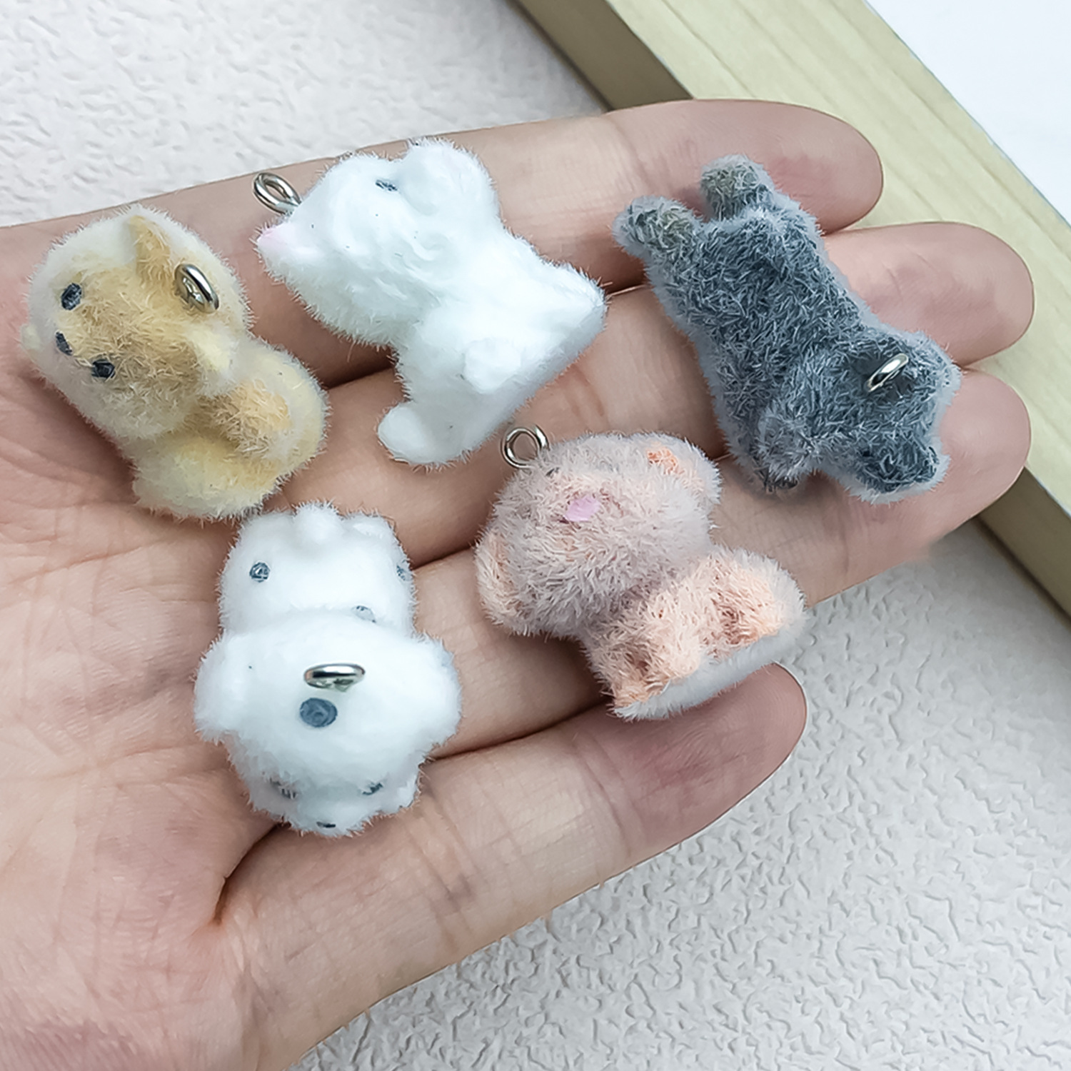 5pcs&1pc Flocked Resin Animal  - Resin Art Bracelet ulasan dan harga