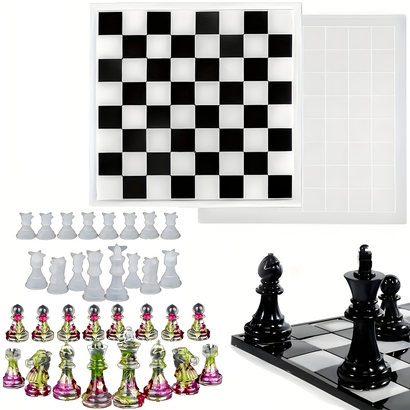 11Chessboard16Resin Silicone M - Resin Art Equipment ulasan dan harga