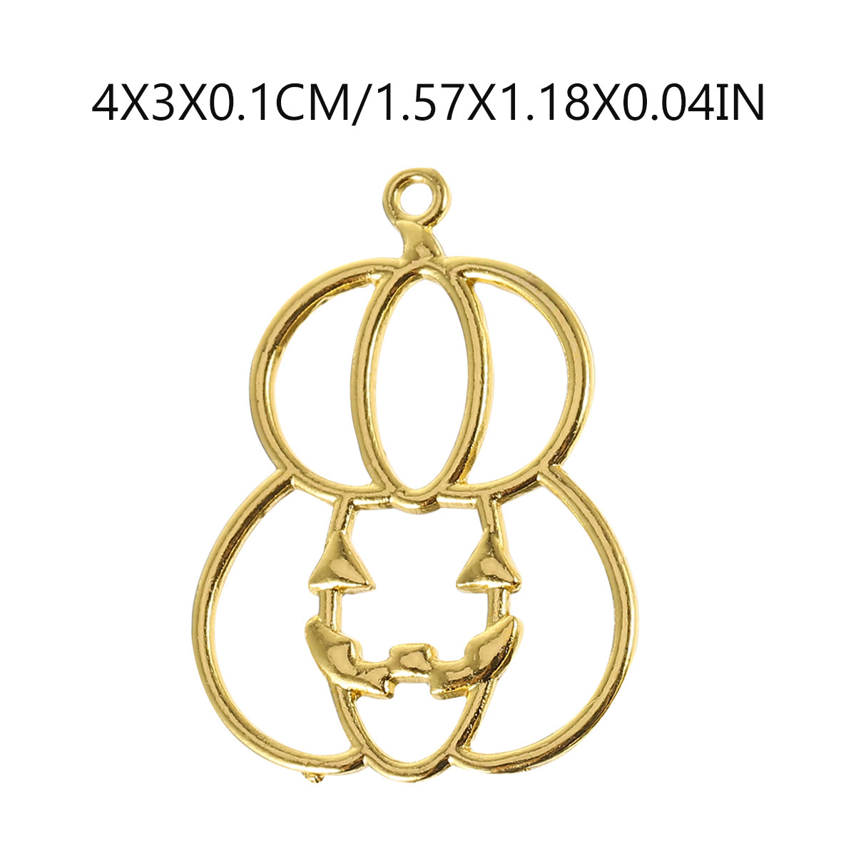 20Pcs Premium Pumpkin Shape Re - Resin Art Bracelet ulasan dan harga