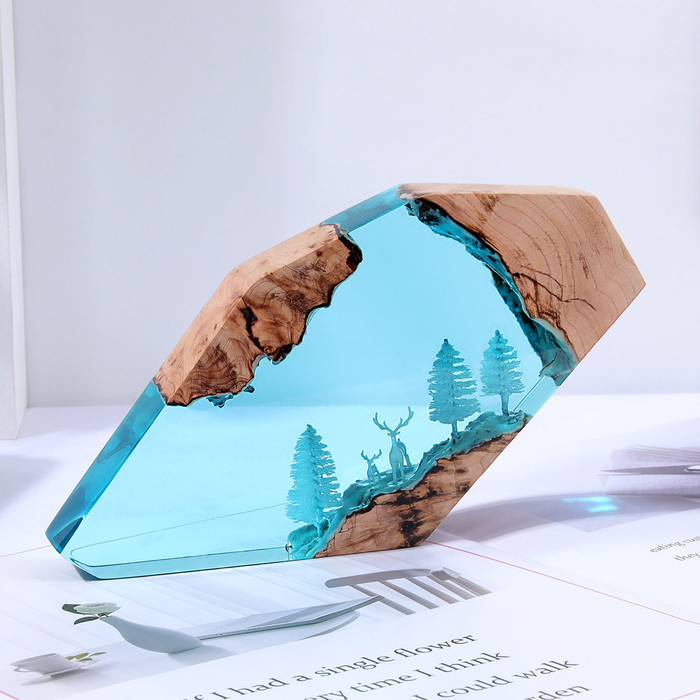 Forest Fairy Deer Desktop Art  - Resin Art Baby ulasan dan harga