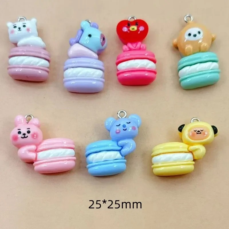 10pcs Mixed Cartoon Resin Char - Resin Art Bracelet ulasan dan harga