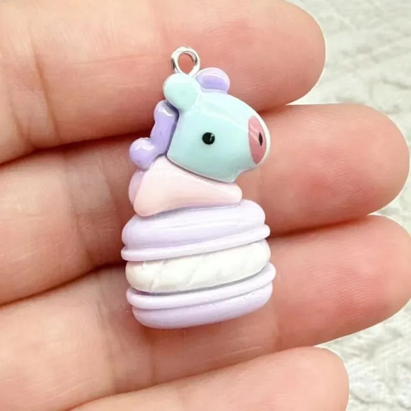 10pcs Mixed Cartoon Resin Char - Resin Art Bracelet ulasan dan harga