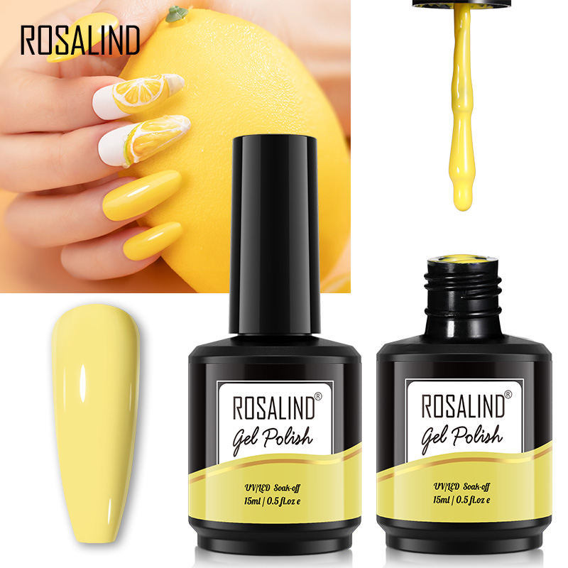 ROSALIND 15ML Glitter Nail Gel - Resin Art All ulasan dan harga